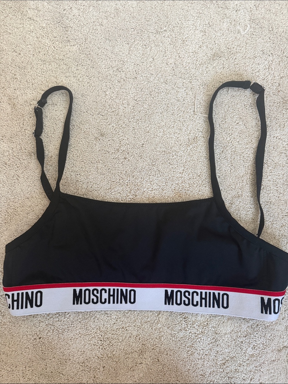 Moschino Black Bralette